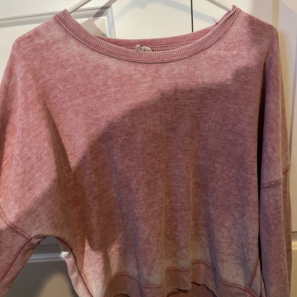 Pink long sleeves